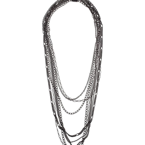 Authentic Chanel Reissue Lock Multi Chain Necklace - Picture 2 of 7